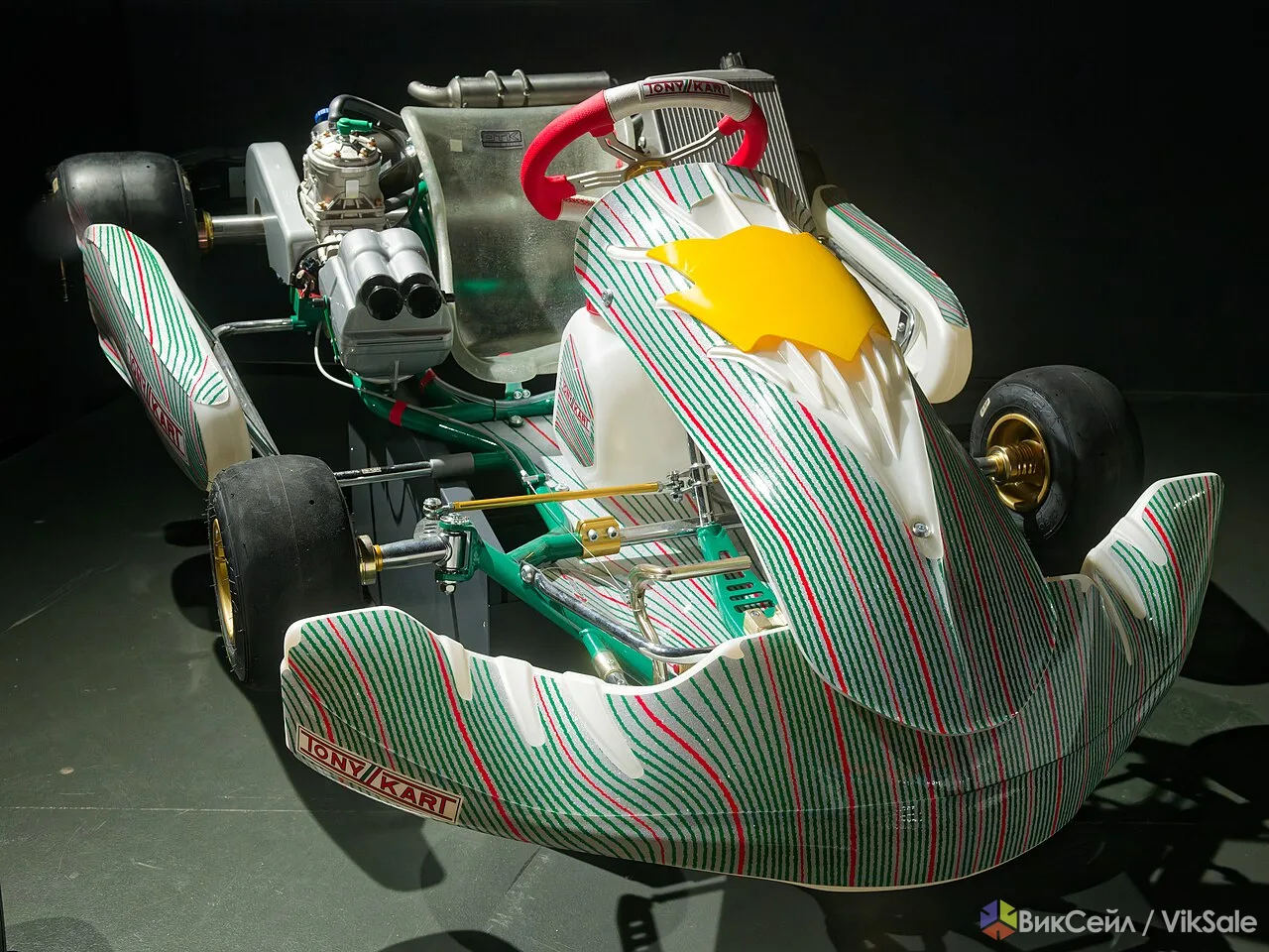 Карт прокатный Tony Kart, тормоза и цепь обслужены
