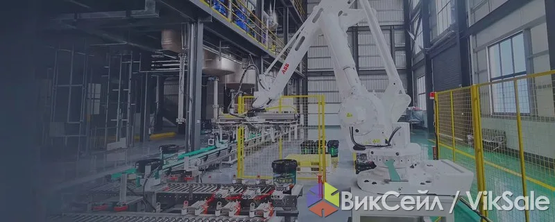 Промышленный робот-паллетоукладчик для мешков