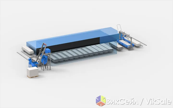 Линия по производству газобетона АСМ-40КС
